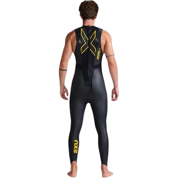2026 2XU Herre Propel P:1 Ærmeløs Svømmevåddragt MW4992c - Black / Ambition